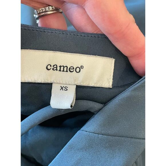 CAMEO Blue Gray Party Dress XS - Picture 6 of 7